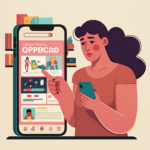 Jovem pesquisando sobre saúde sexual em um smartphone